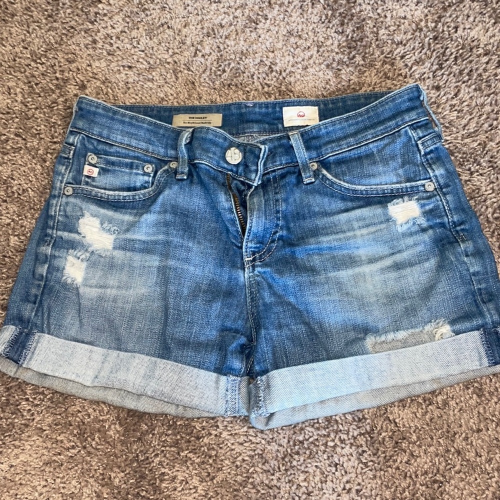 Ag denim shorts The Hailey Ex-Boyfriend Roll Up 25